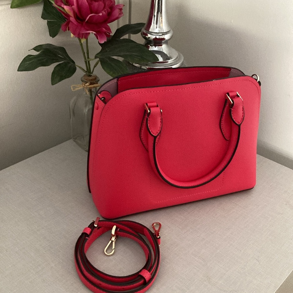 kate spade hot pink satchel with gold hardware - Picture 5 of 13
